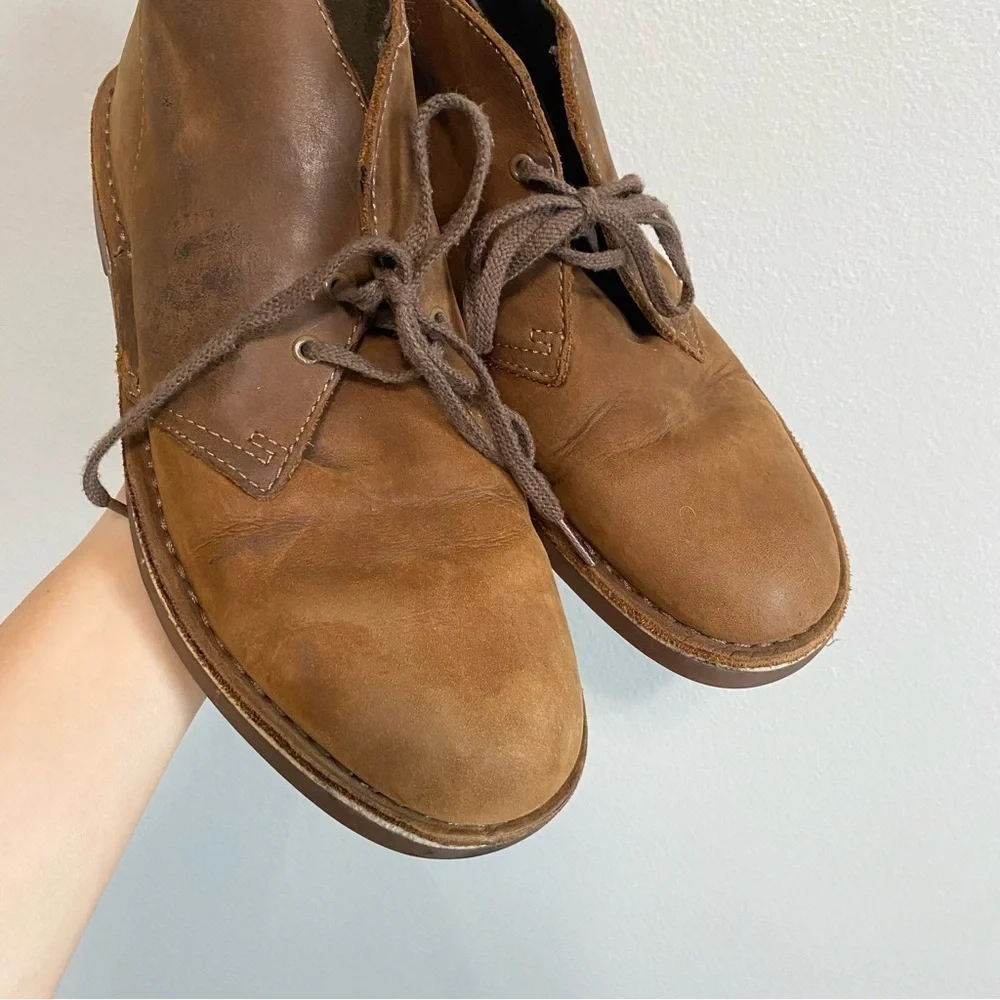 Clarks Men's Bushacre 2 Leather Chukka Boots Size 9.5